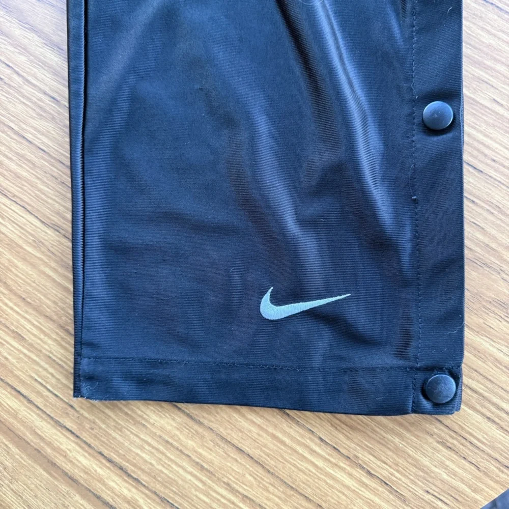 Vintage 90s Nike Snap Off Pants Black Polyester Medium